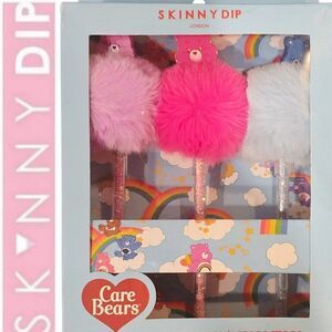 Skinnydip London X Care Bears Glitter Pom Pom Pens Set